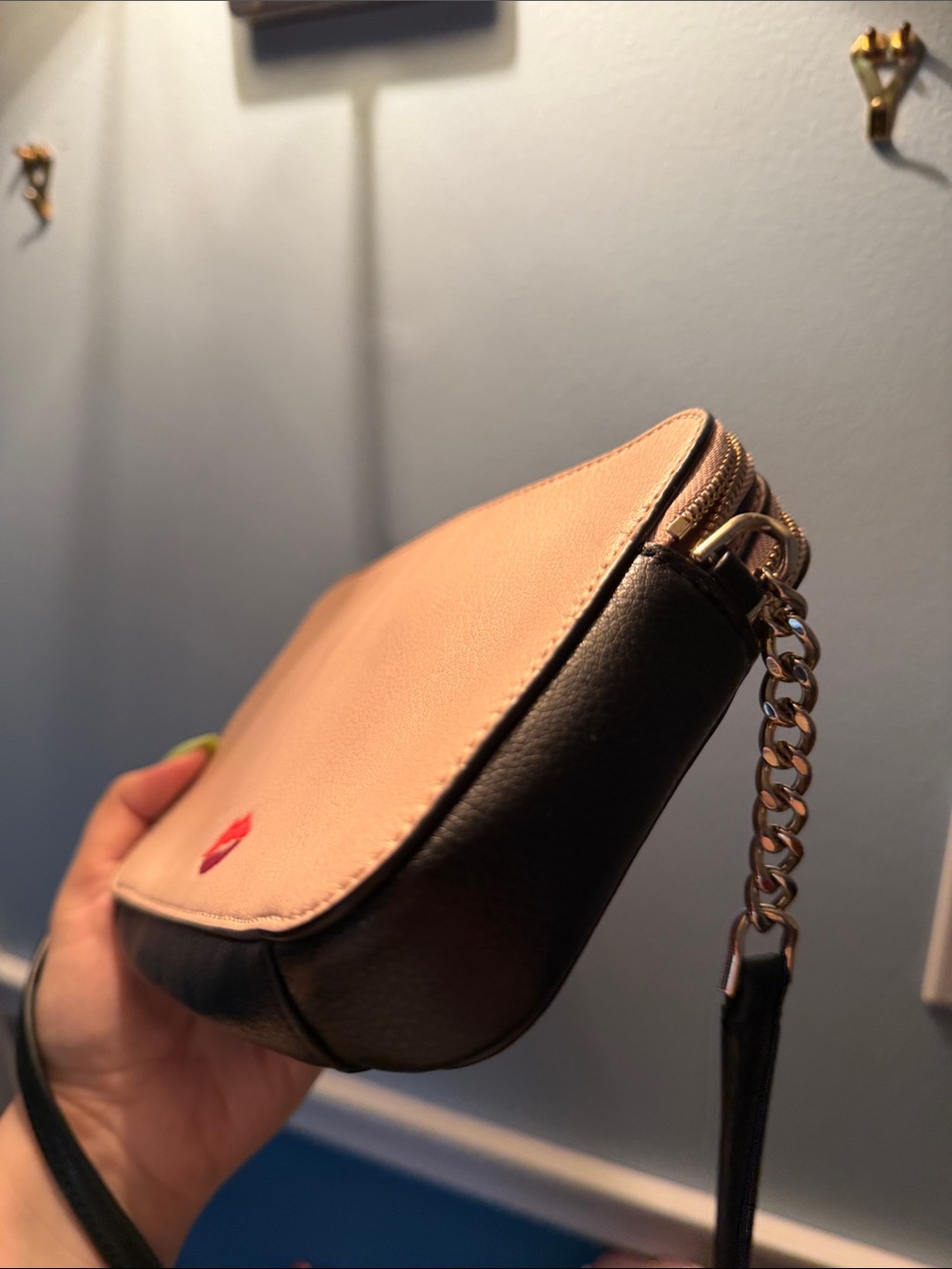 kate spade Pink and Black Minnie Mouse Crossbody Bag - Picture 4 of 9